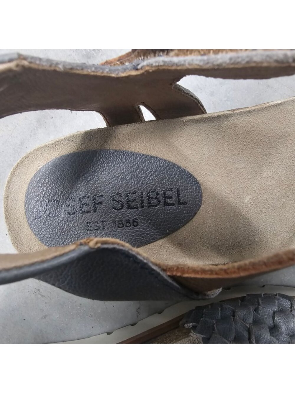 Josef Seibel Women's Clea 16 Platform Comfort Sandals, Jeans Combo Size 36 - Picture 11 of 15